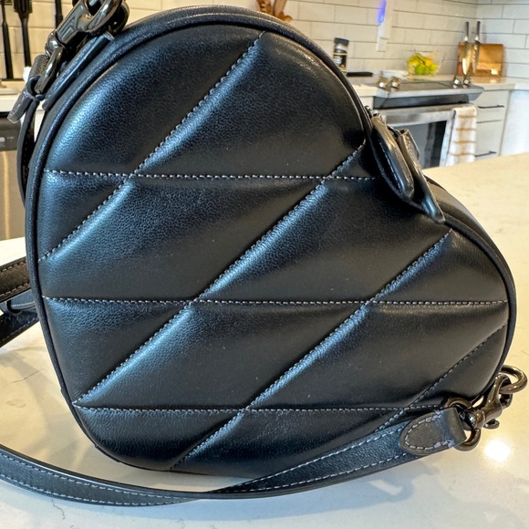 Coach Black Heart Crossbody Bag - Picture 6 of 13